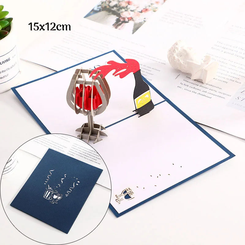Romantic 3D Pop-Up Love Card – Wedding & Anniversary Greeting Card