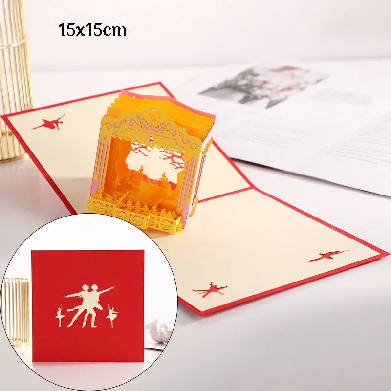Romantic 3D Pop-Up Love Card – Wedding & Anniversary Greeting Card