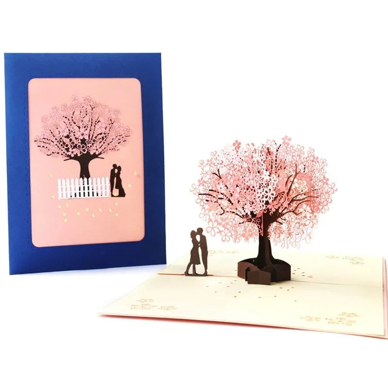 3D Pop Up Flower  Mother's Day Greeting Cards