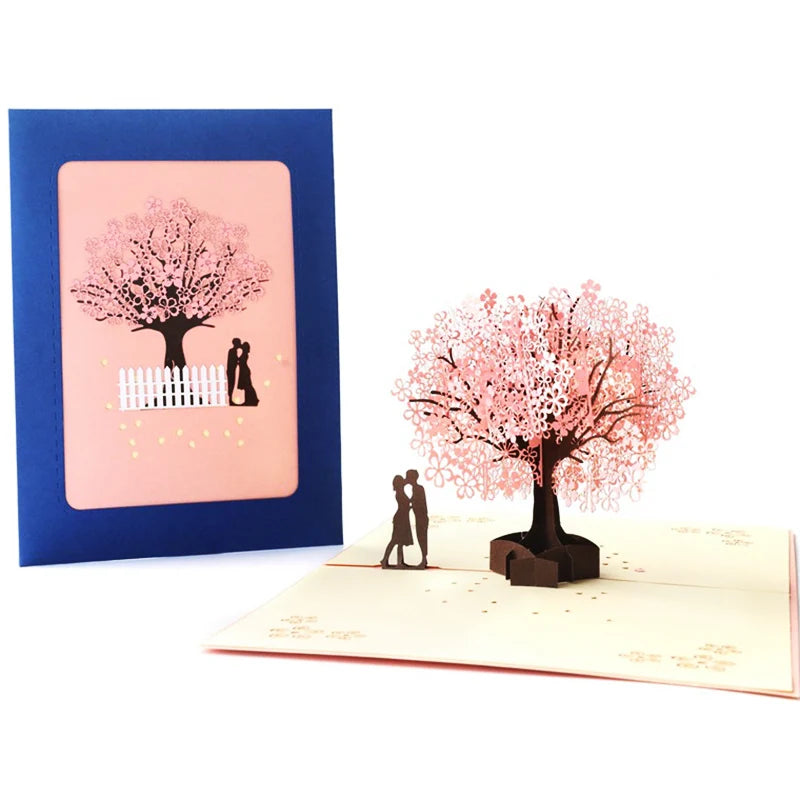 3D Pop Up Flower  Mother's Day Greeting Cards