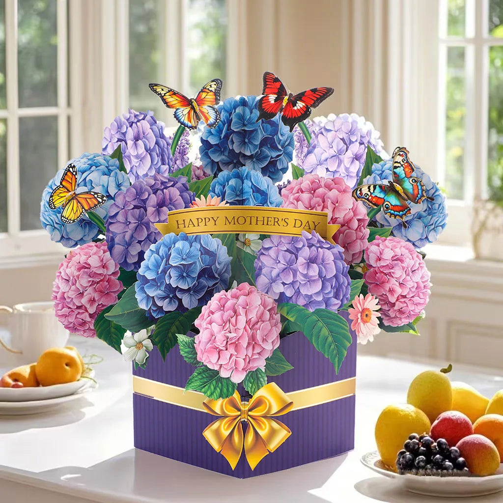 Pop-Up Flower Bouquet Card