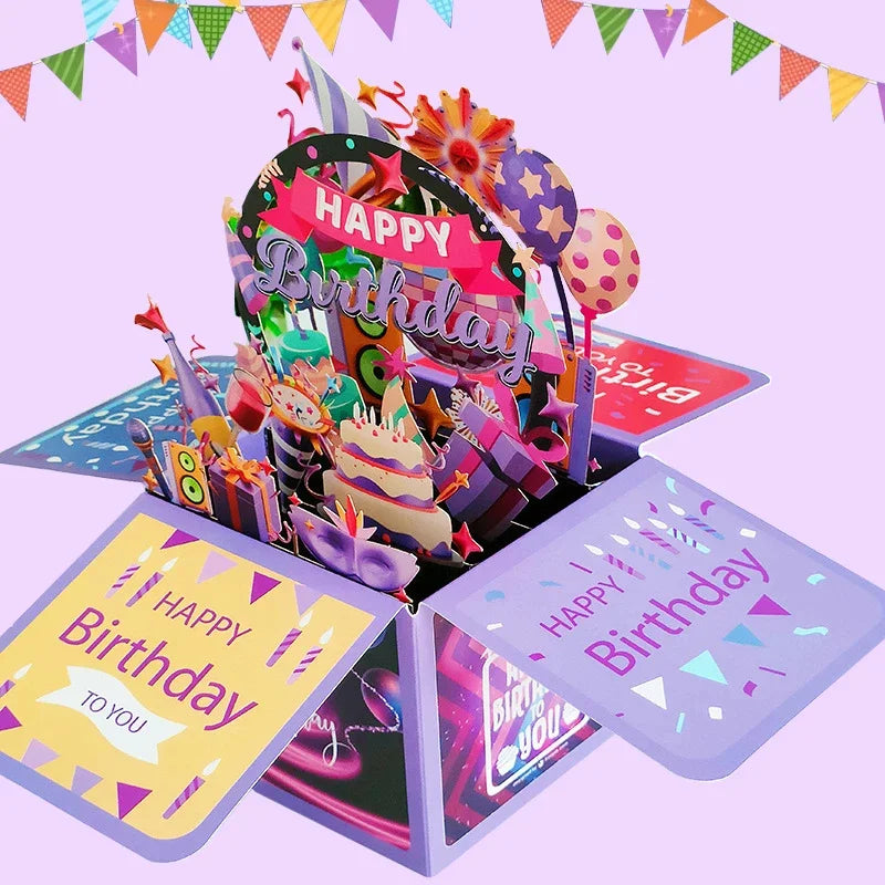 Birthday Cards for Everyone Elegant & 3D Pop Up Collection