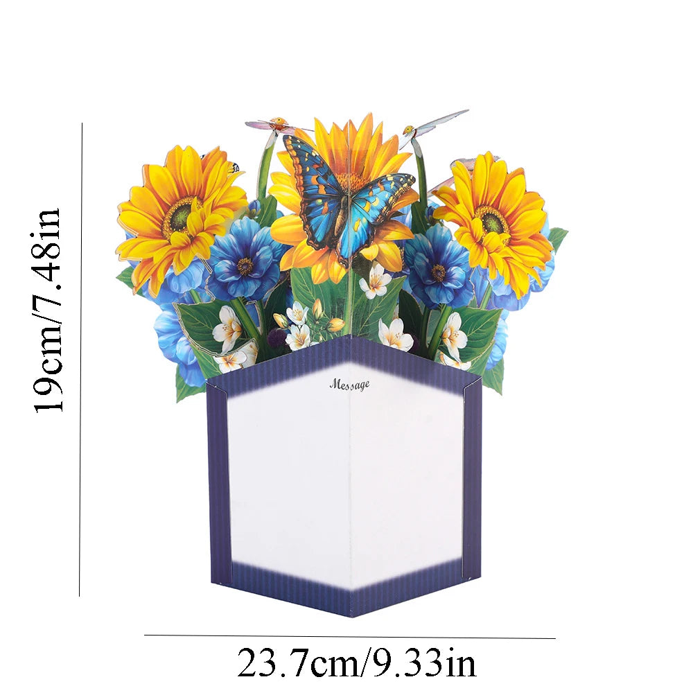 Pop-Up Flower Bouquet Card