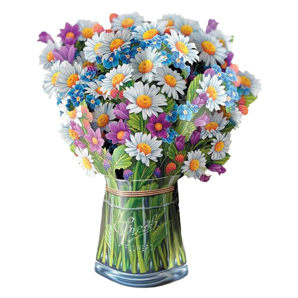 3D Flower Bouquet Cards