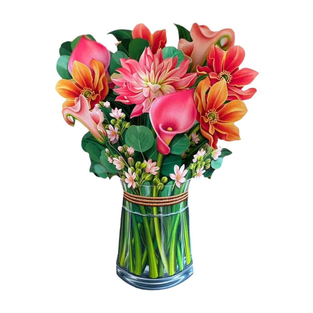 3D Flower Bouquet Cards