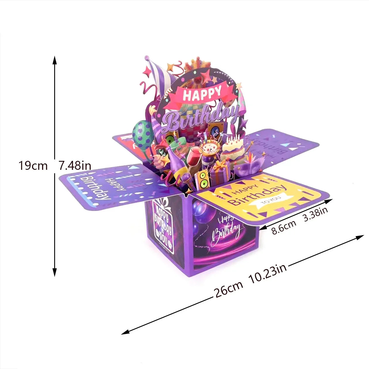 Birthday Cards for Everyone Elegant & 3D Pop Up Collection
