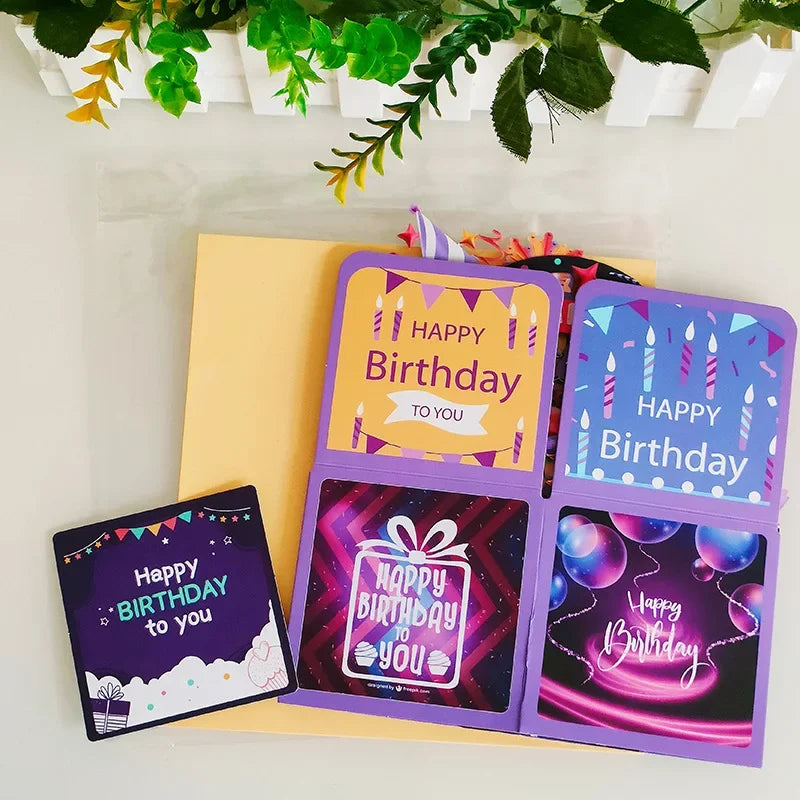 Birthday Cards for Everyone Elegant & 3D Pop Up Collection