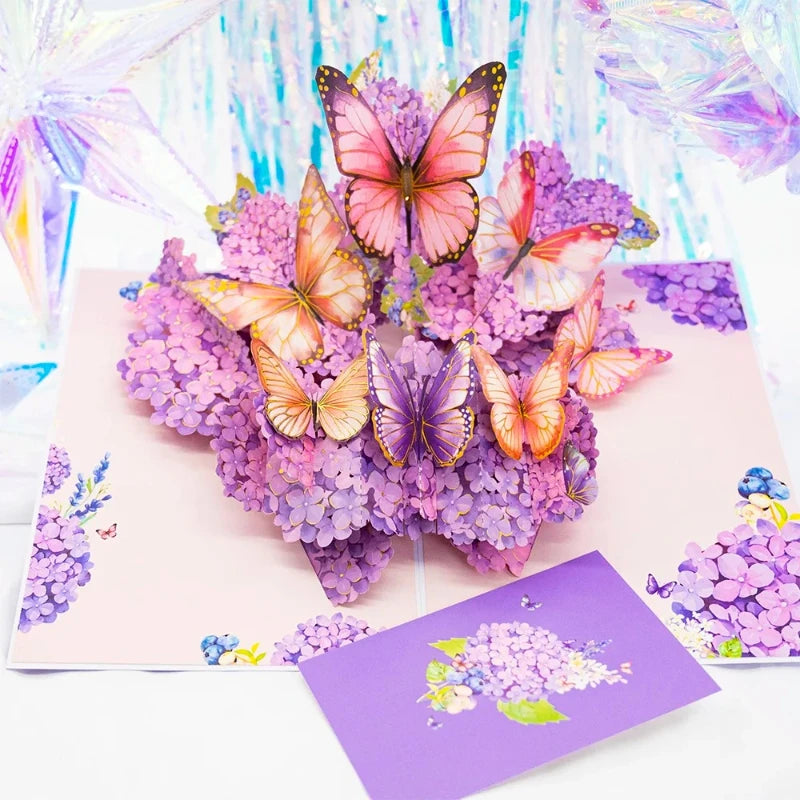 3D Pop Up Flower  Mother's Day Greeting Cards