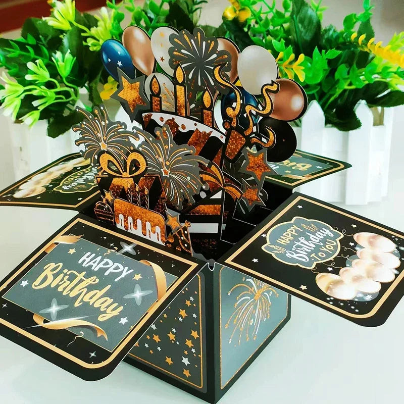Birthday Cards for Everyone Elegant & 3D Pop Up Collection