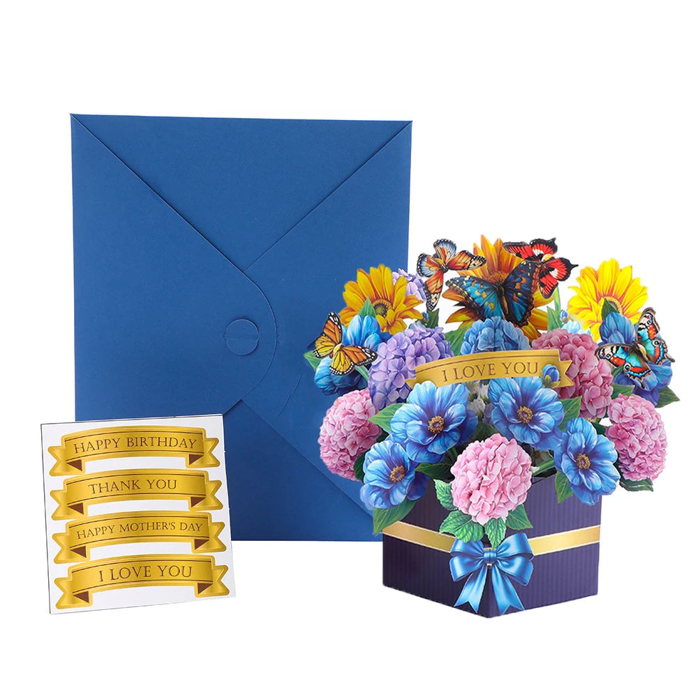 Pop-Up Flower Bouquet Card