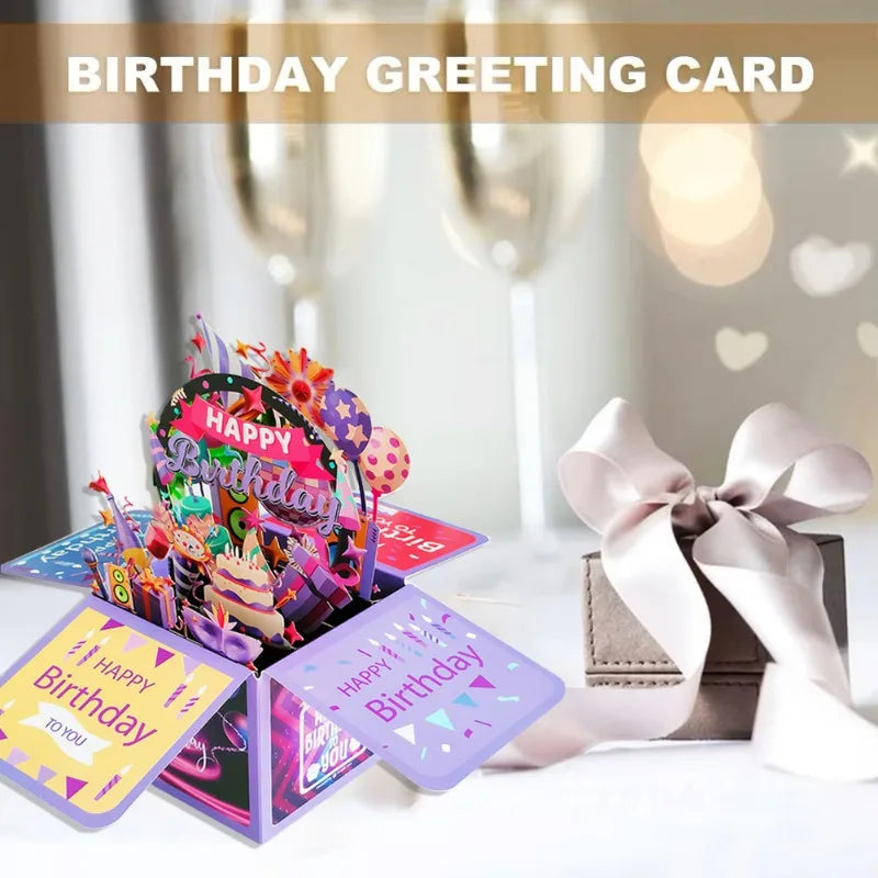 Birthday Cards for Everyone Elegant & 3D Pop Up Collection