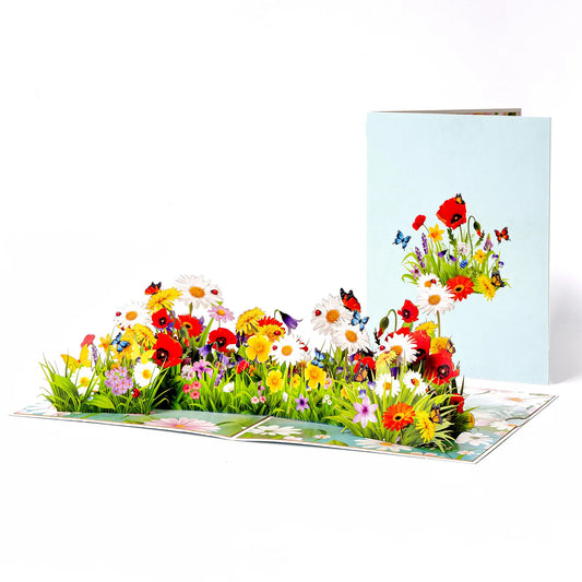 3D Butterfly & Flower Pop-Up Card