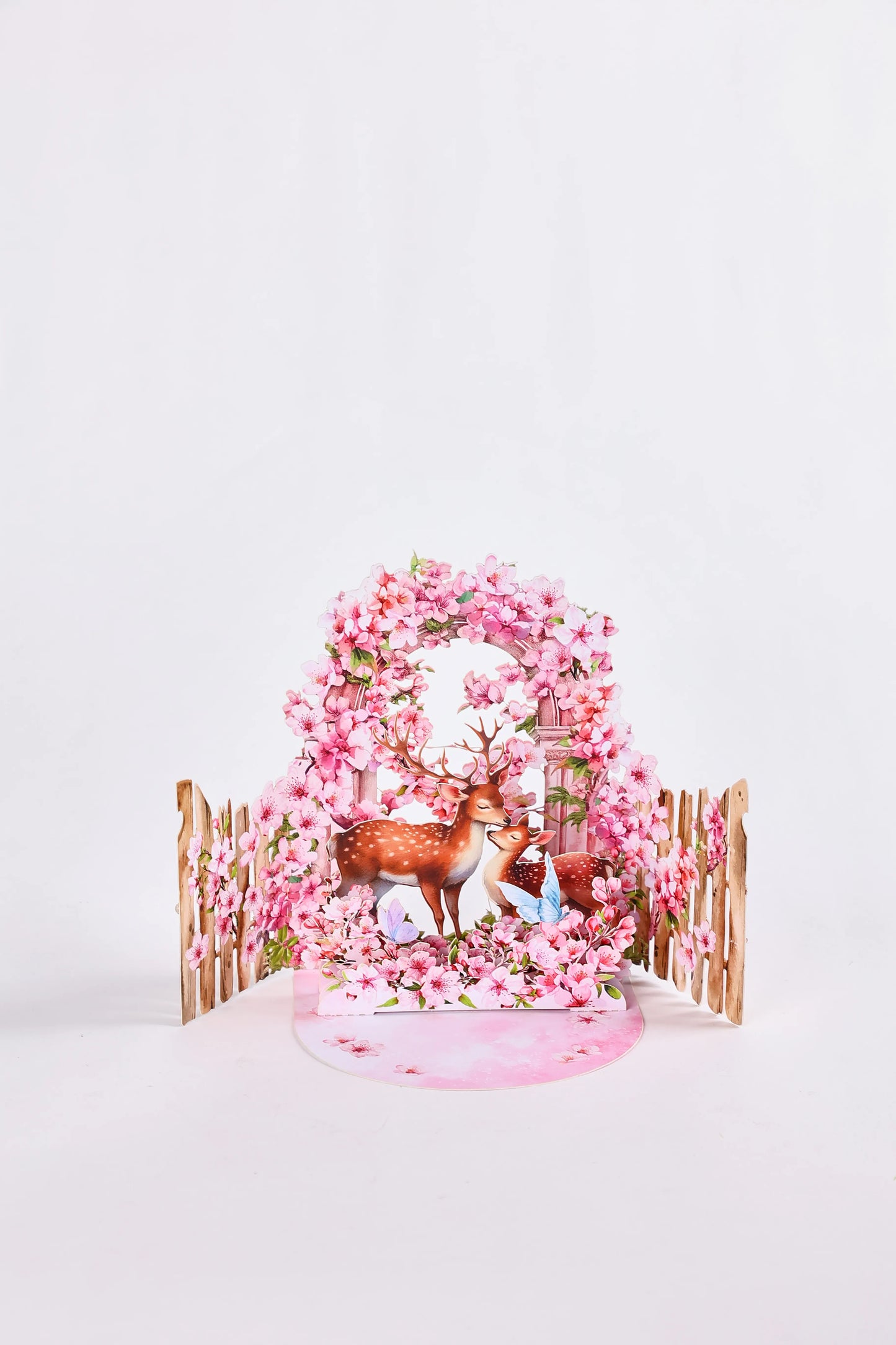 3D Rose Garden Pop-Up Greeting Card