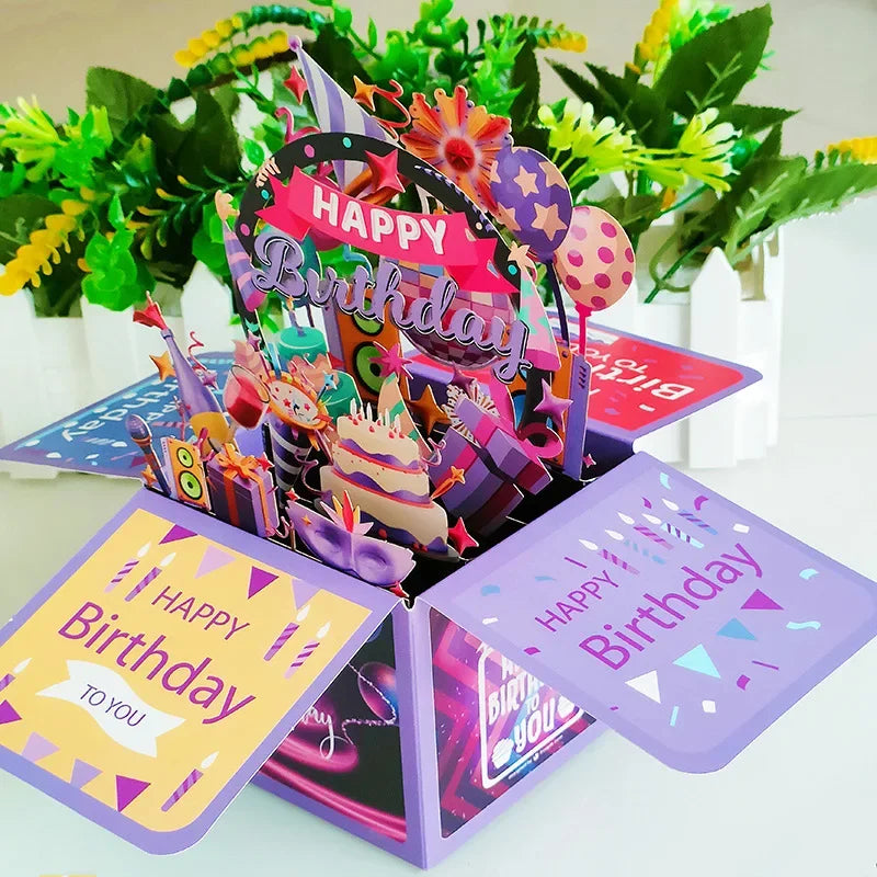 Birthday Cards for Everyone Elegant & 3D Pop Up Collection