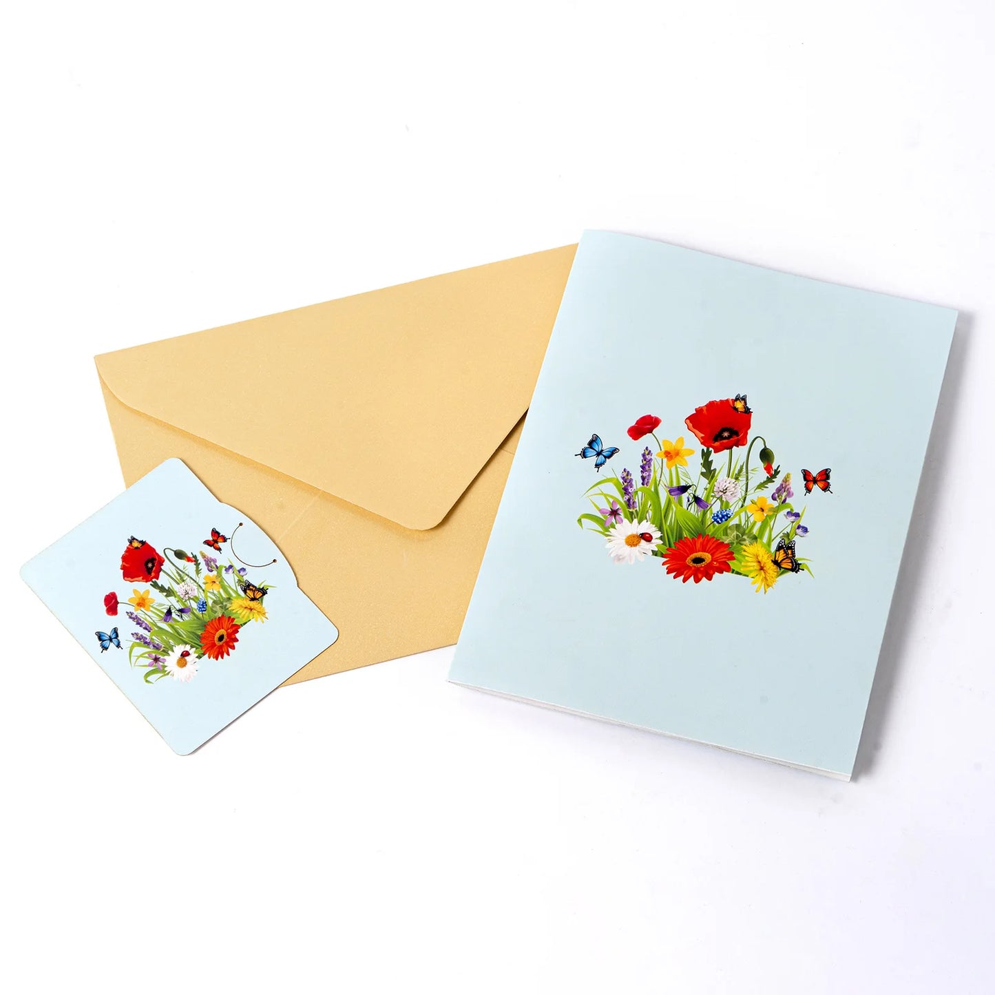 3D Butterfly & Flower Pop-Up Card
