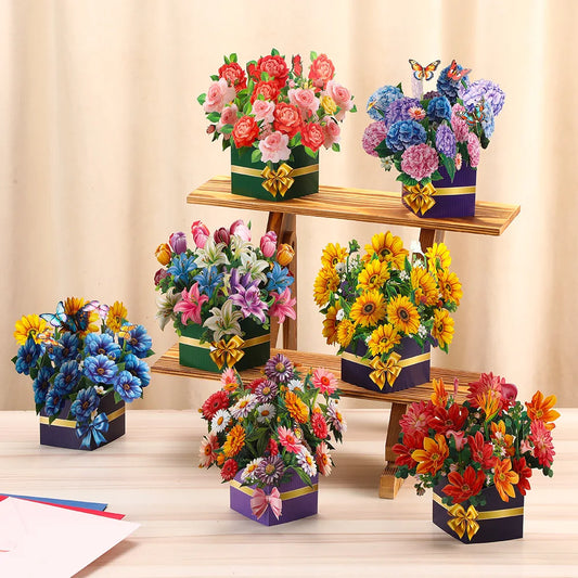 Pop-Up Flower Bouquet Card