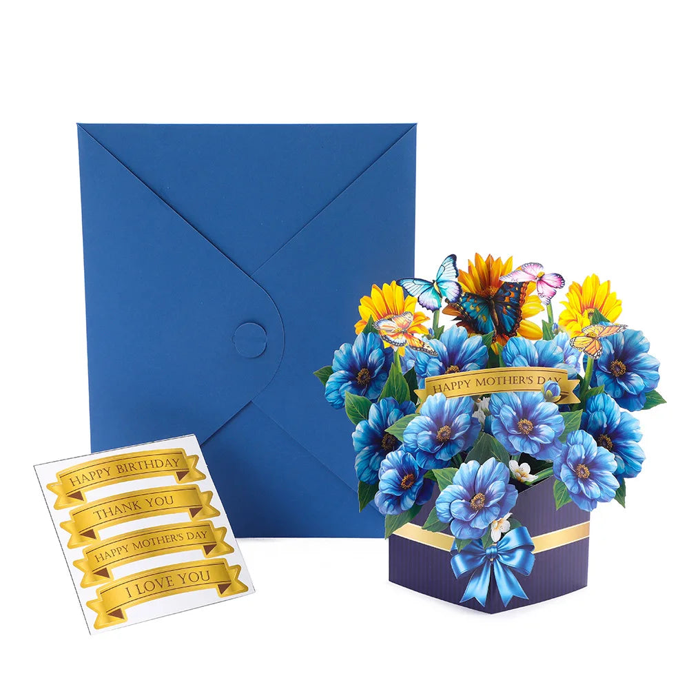 Pop-Up Flower Bouquet Card