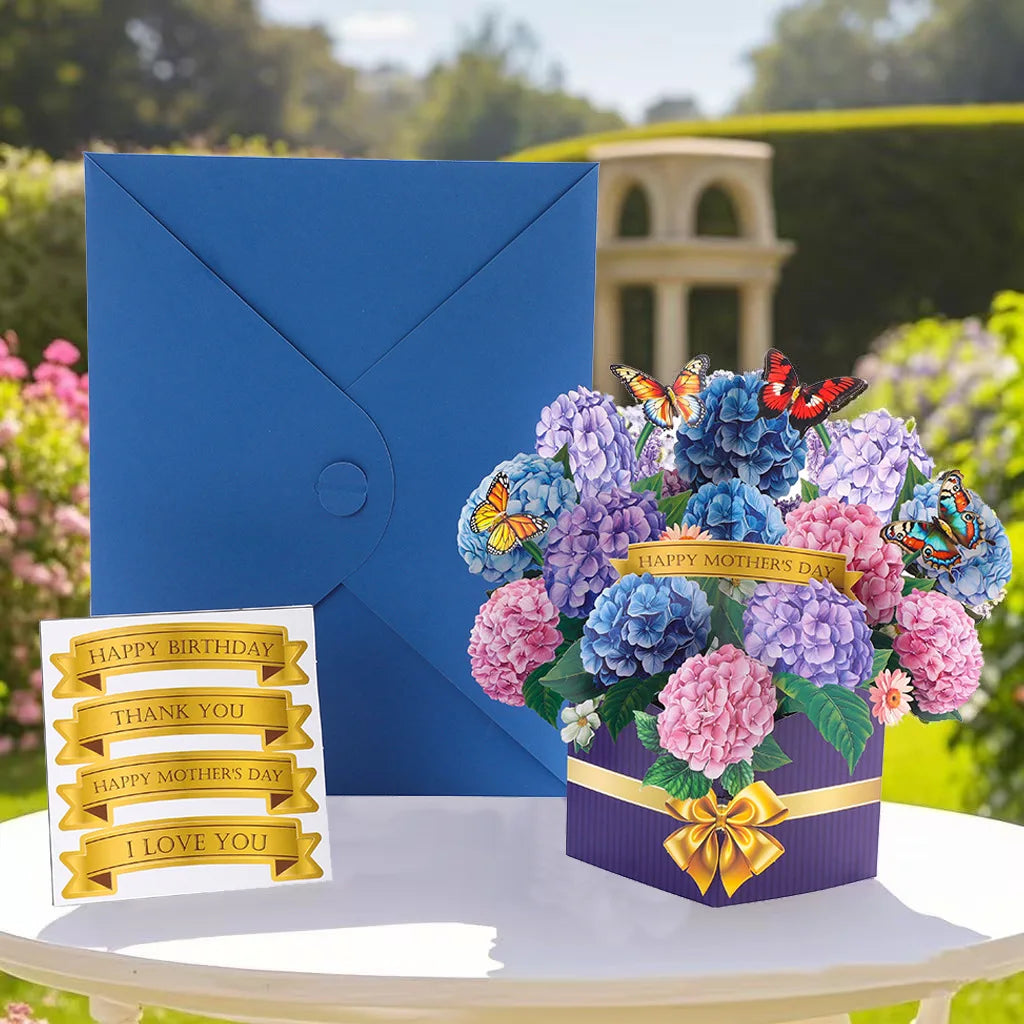 Pop-Up Flower Bouquet Card